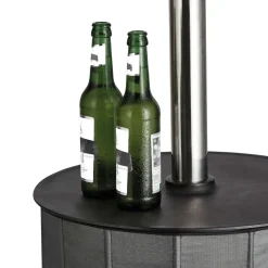 Terrassenstrahler Fancy, 8 kW Heizpilz mit versenkbarem Mast