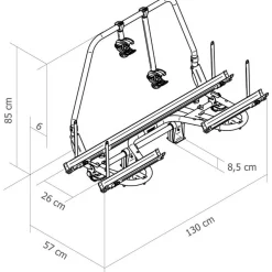 Thule Fahrradträger für Wohnwagen  Caravan Superb