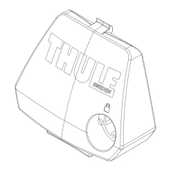 Thule Front Cover Abdeckkappe für Evo Raised  Rail 7104