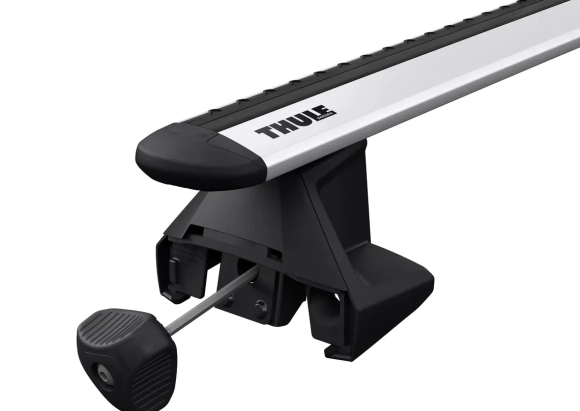 Thule Fußsatz 71050 EVO Clamp Fuß für Fahrzeuge 4er-Pack schwarz
