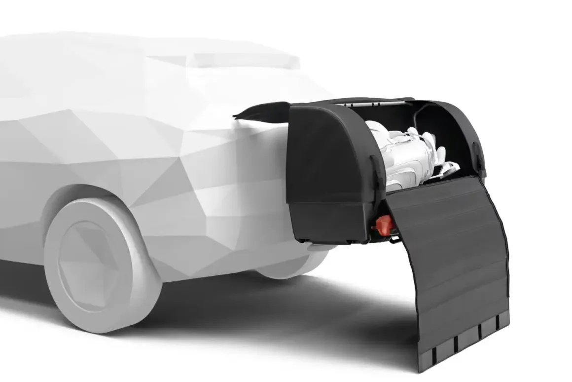 Thule Transportbox Onto 2 incl Kupplungsaufnahme 300l ( max 50 kg Zuladung )
