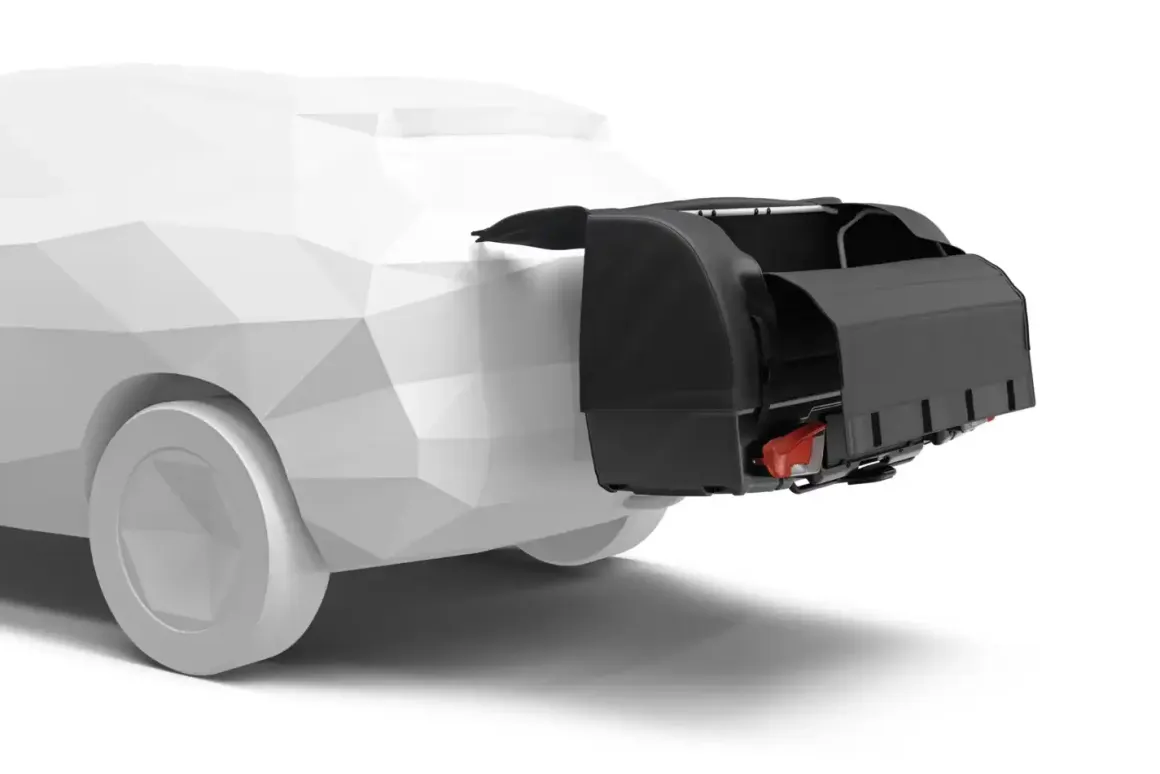 Thule Transportbox Onto 2 incl Kupplungsaufnahme 300l ( max 50 kg Zuladung )