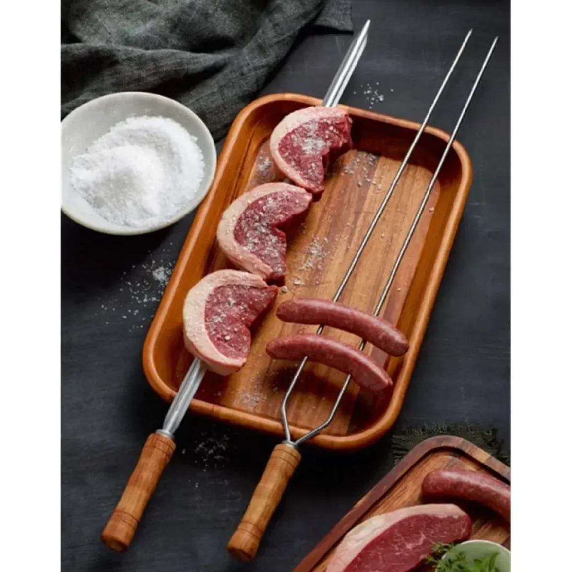Tramontina Churrasco Grillspieß Duo 65 cm