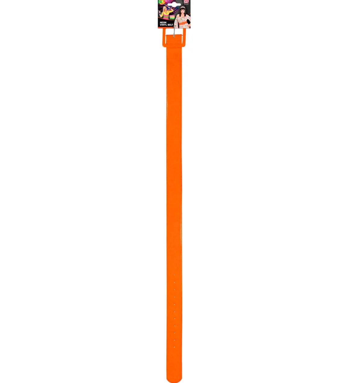 Vinylgürtel, neon orange