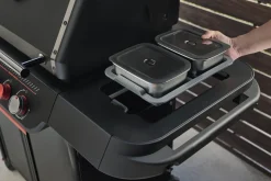 Weber Genesis E-330 WR Stealth Edition  inklusive Drehspieß