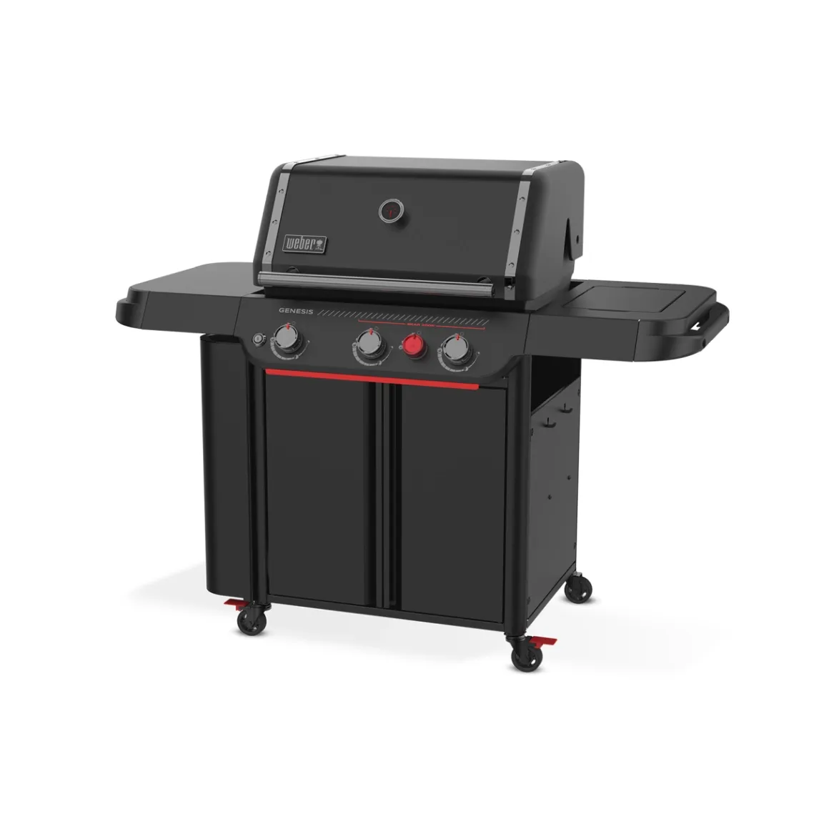 Weber Genesis E-330 WR Stealth Edition inklusive Drehspieß