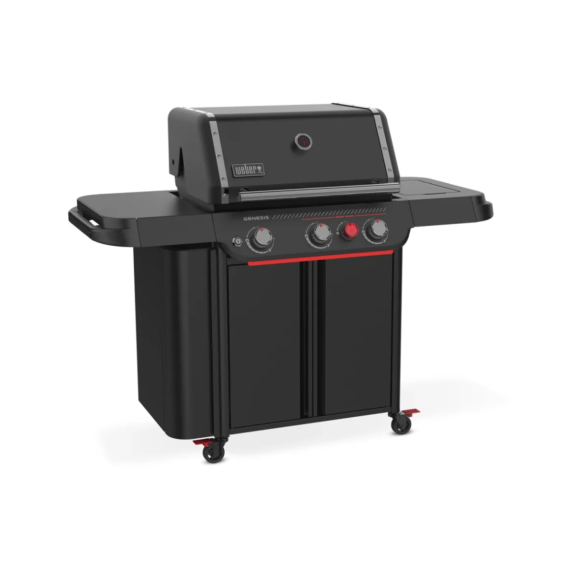 Weber Genesis E-330 WR Stealth Edition inklusive Drehspieß