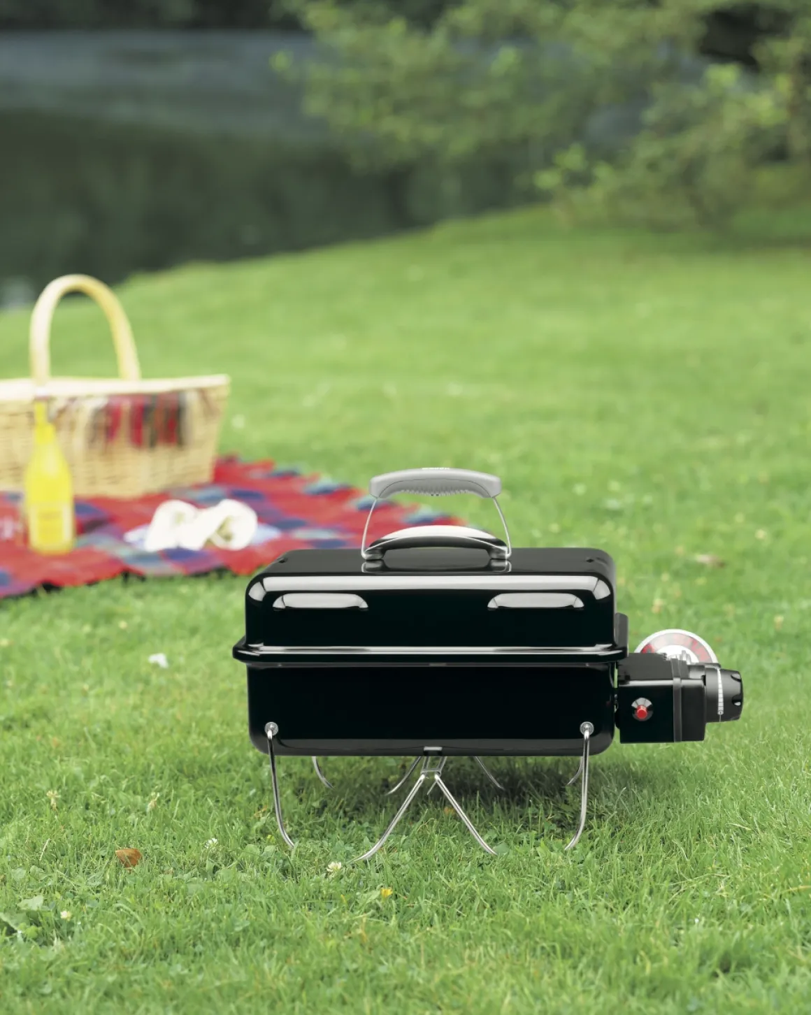 Weber Go-Anywhere tragbarer Camping-Gasgrill