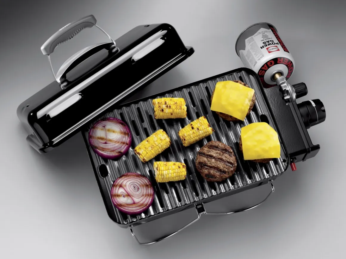 Weber Go-Anywhere tragbarer Camping-Gasgrill