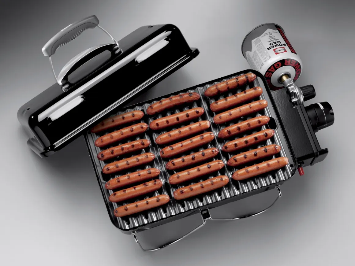 Weber Go-Anywhere tragbarer Camping-Gasgrill
