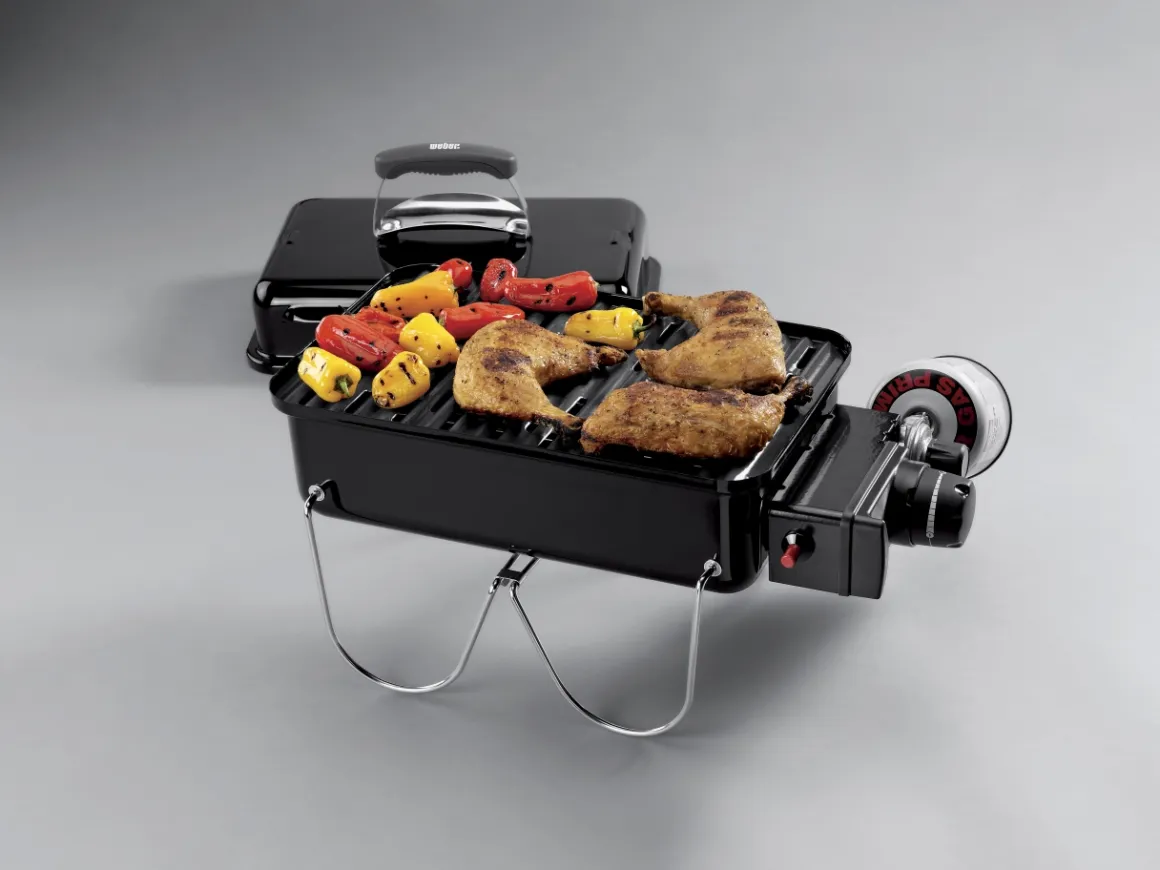 Weber Go-Anywhere tragbarer Camping-Gasgrill