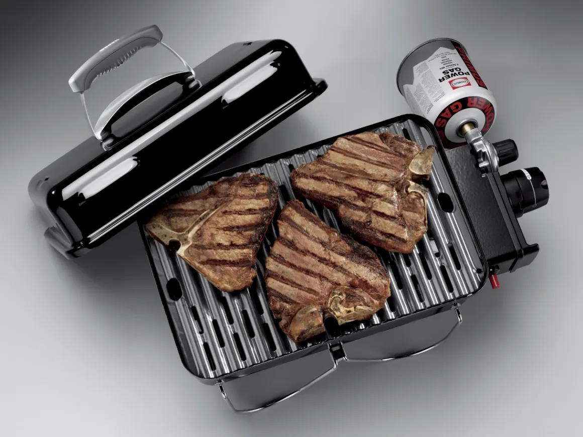 Weber Go-Anywhere tragbarer Camping-Gasgrill