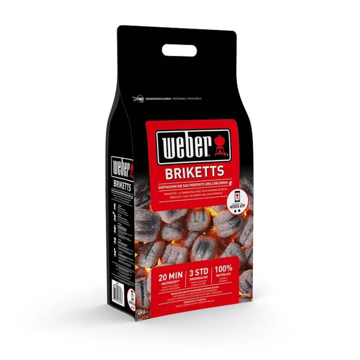 Weber Grillbriketts für perfektes BBQ 4 kg