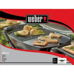 Weber Grillplatte für  Q2000, 2200 (rechts) & Q2400 (links)