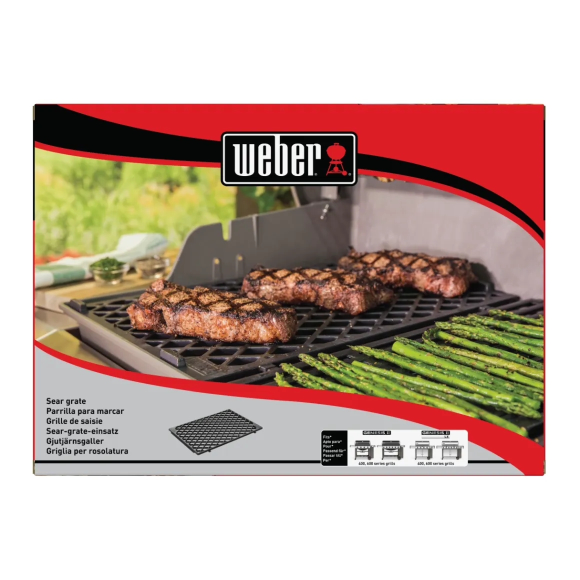 Weber Sear Grate für Genesis II 400 & 600-Serie aus Gusseisen