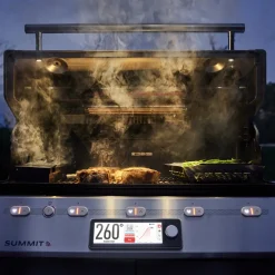 Weber Summit FS38X S Smart Gasgrill  mit Rotisserie und 800 Grad Brenner