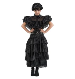 Wednesday Abschlussball-Kleid  schwarz  Größe: 164 cm