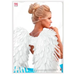 Weiße Federflügel – 80 x 60 cm für Engel- und Fantasy-Kostüme