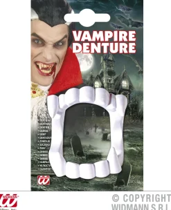 Widmann Vampir Gebiss - Halloween-Zubehör,  realistisches Vampir-Set
