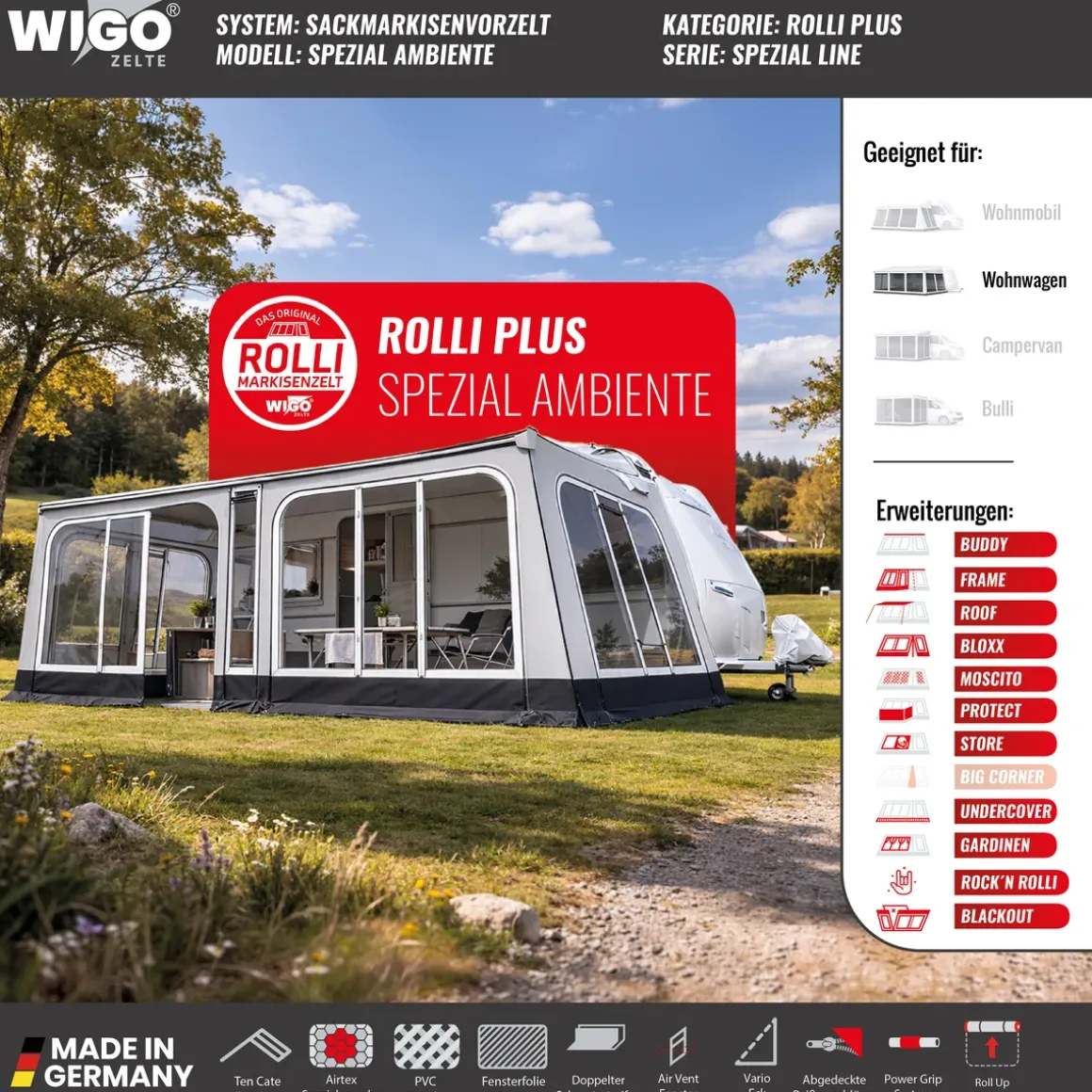 WIGO Vorzellt Rolli Plus Ambiente für Bürstner Averso Plus 500 TS