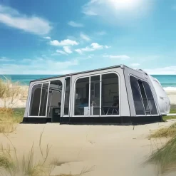 WIGO Vorzelt Rolli Plus Panoramic Größe 5 Umlaufmaß 841 x 875 cm