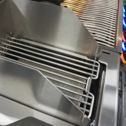Windschutz für Napoleon und Broil King 800 Grad  Seitenkocher | Sizzle Zone (groß) mit Spießauflage