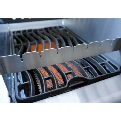 Windschutz für Napoleon und Broil King 800 Grad  Seitenkocher | Sizzle Zone (groß) mit Spießauflage