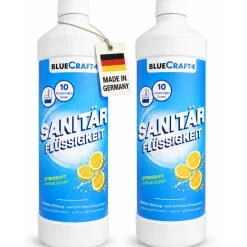 2x Bluecraft Sanitärflüssigkeit 1l  Sanitärflüssigkeit für Chemietoiletten