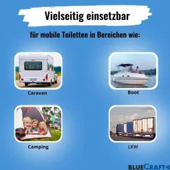 2x Bluecraft Sanitärflüssigkeit 1l Sanitärflüssigkeit für Chemietoiletten
