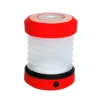 2x Campinglaterne/Lampe LED, ausziehbar rot  Batterien inklusive, wasserdicht nach IP44