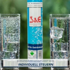 3 x CO2 Reserve-Zylinder 425 g Kohlensäure mit Füllung 60l für Sprudlergeräte z. B. Soda Stream