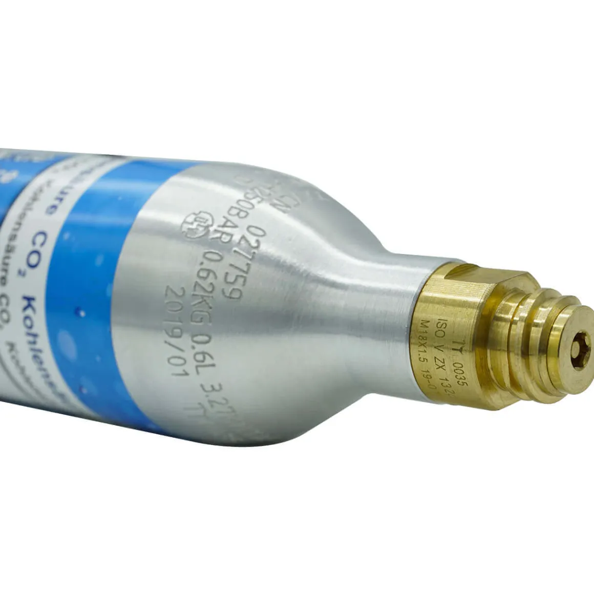 7 x CO2 Zylinder Kohlensäure 425 g Flasche mit Füllung bis zu je 60 L f. Soda-Stream Wasser-M