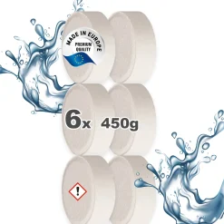 6x 450g Luftentfeuchter Tabs Nachfüllpackung  für Raumentfeuchter Granulat Box