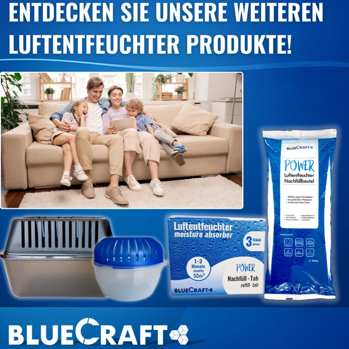 10x 600g Raum Luftentfeuchter Prills im Vliesbeutel Nachfüllpackung