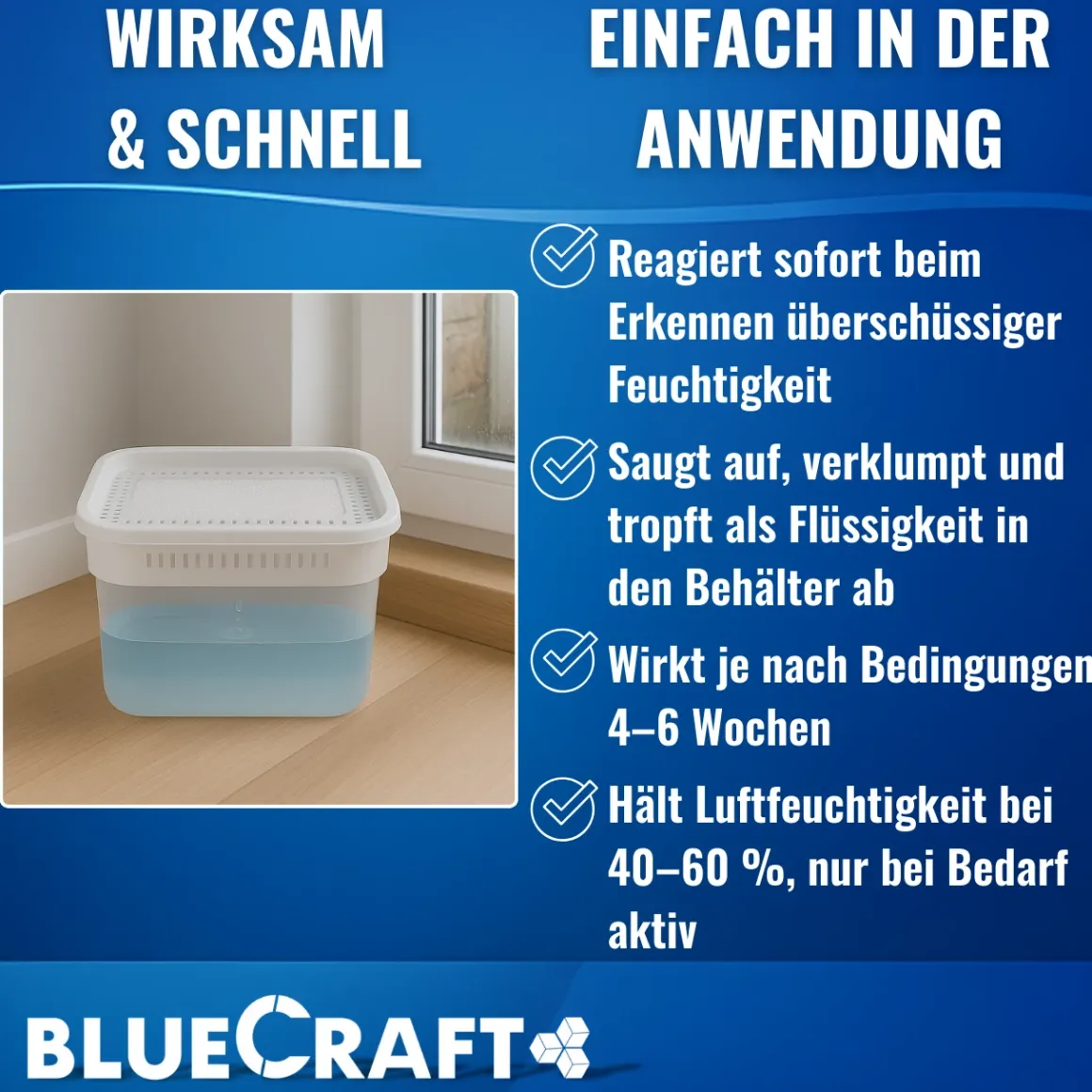 10x 600g Raum Luftentfeuchter Prills im Vliesbeutel Nachfüllpackung