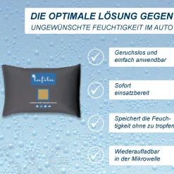 10x 1kg Luft-Entfeuchter Granulat im Vliesbeutel Nachfüllpackung mit 1x Autoentfeuchter