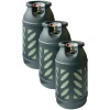 3x Premium Composite Eigentums  Propan-Gasflasche 10 kg (leer)