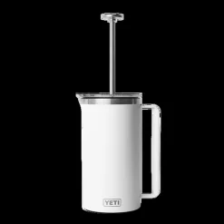 Yeti French Press   64 Oz weiß