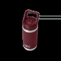 Yeti Rambler Kids Bottle  12 Oz Wild Wine Red
