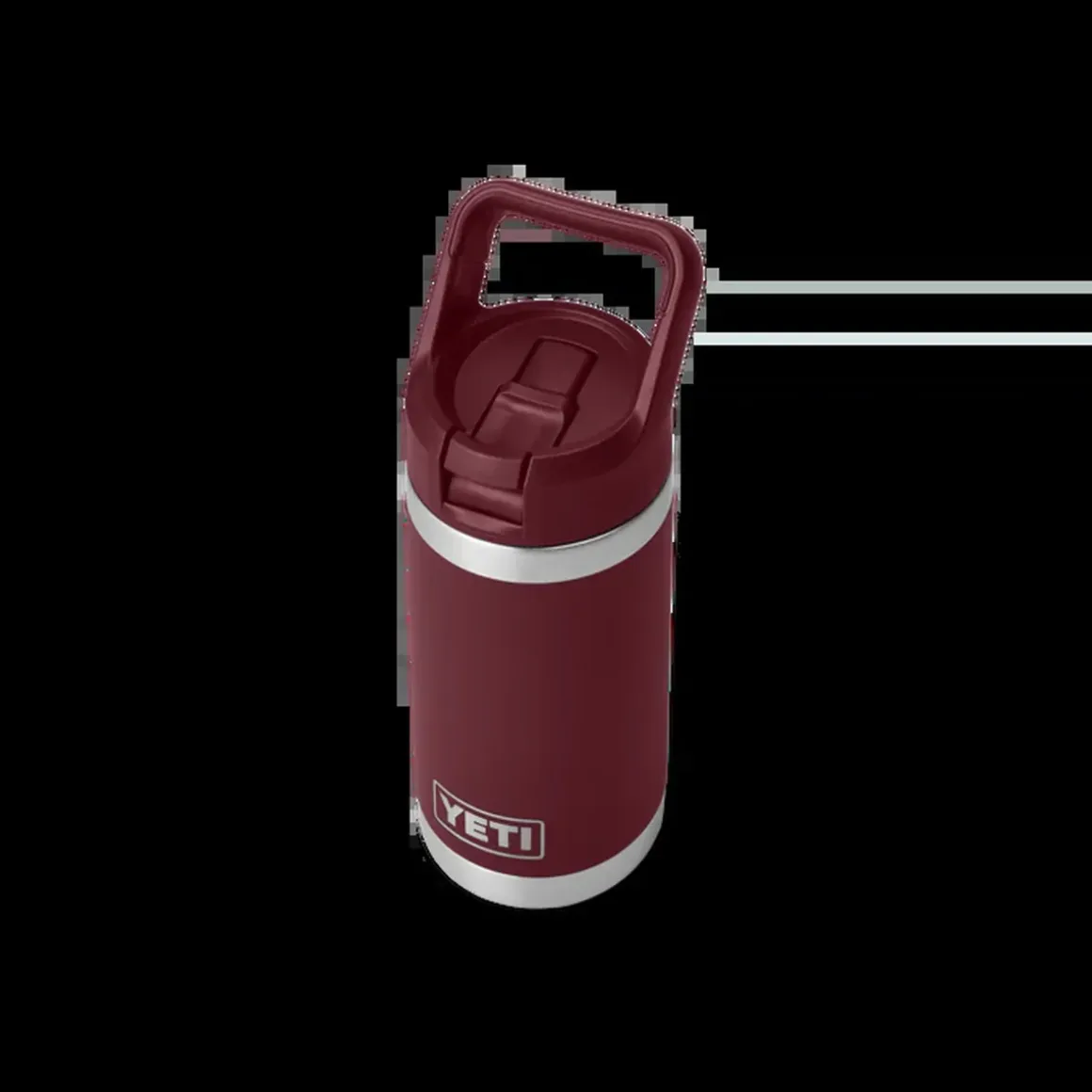 Yeti Rambler Kids Bottle 12 Oz Wild Wine Red