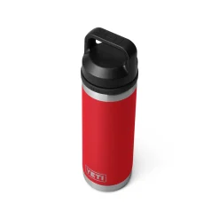 Yeti Rambler 18 Oz Trinkflasche (532 ml) Rescue Red mit Chug-Verschluss