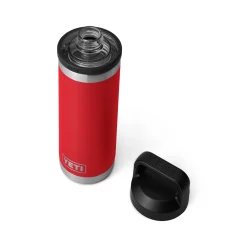 Yeti Rambler 18 Oz Trinkflasche (532 ml) Rescue  Red mit Chug-Verschluss