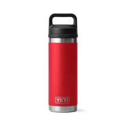 Yeti Rambler 18 Oz Trinkflasche (532 ml) Rescue  Red mit Chug-Verschluss