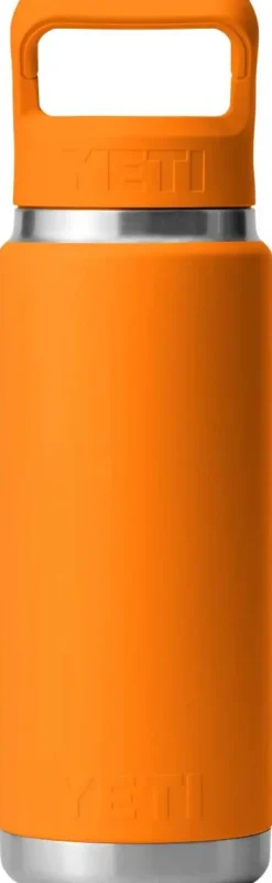 Yeti Rambler Straw Bottle  orange 26 Oz