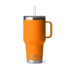 Yeti Rumbler Straw Mug  orange 35 Oz
