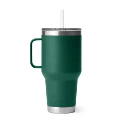 YETI Trinkhalmbecher Rambler   Dunkelgrün 1035 ml