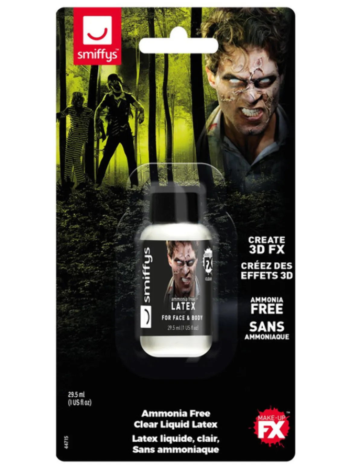 Zombie Liquid Latex, Make up- Inhalt: 29,5 ml