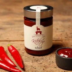 Zum Heiligen Stein Ketchup scharf 400g  vegan